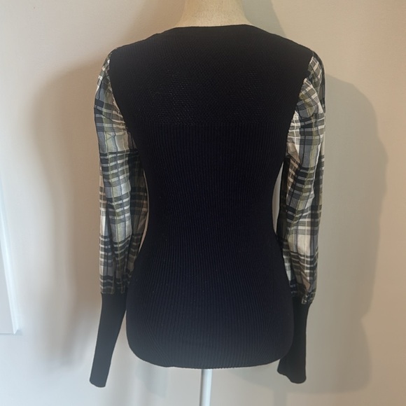 Veronica Beard Mixed Media Sweater - Picture 9 of 12